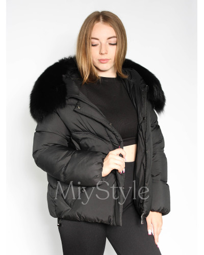 Жіноча зимова куртка з хутром (511)