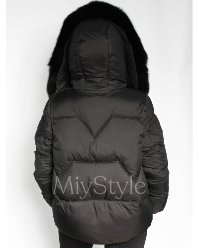 Жіноча зимова куртка з хутром (511)