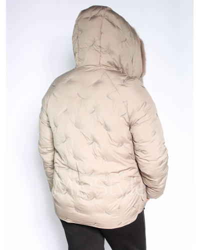 Жіноча зимова куртка з норкою (537)