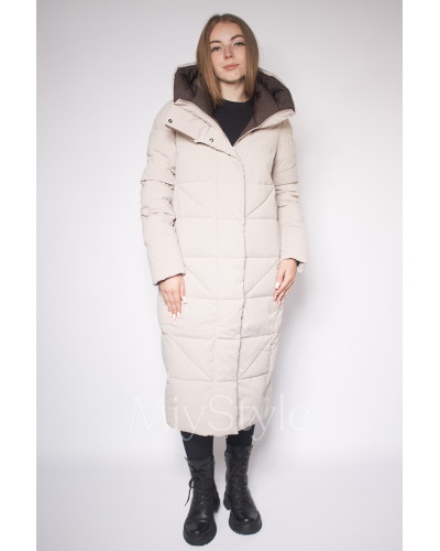 Довга жіноча зимова куртка (3903)