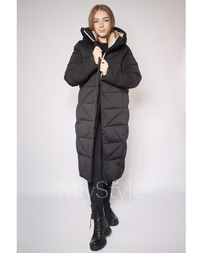 Довга жіноча зимова куртка (3903)