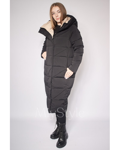 Довга жіноча зимова куртка (3903)
