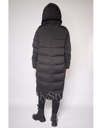 Довга жіноча зимова куртка (3903)