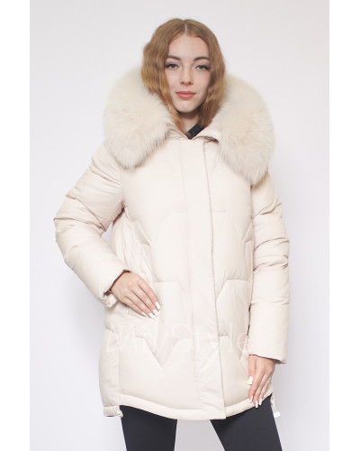 Жіноча зимова куртка з хутром (6020)