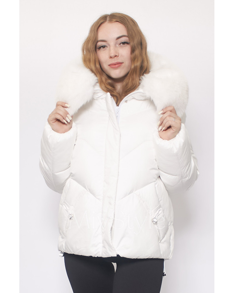 Жіноча зимова куртка з хутром (511)