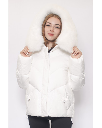 Жіноча зимова куртка з хутром (511)