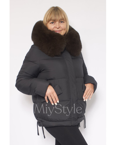 Жіноча зимова куртка з хутром (70071)