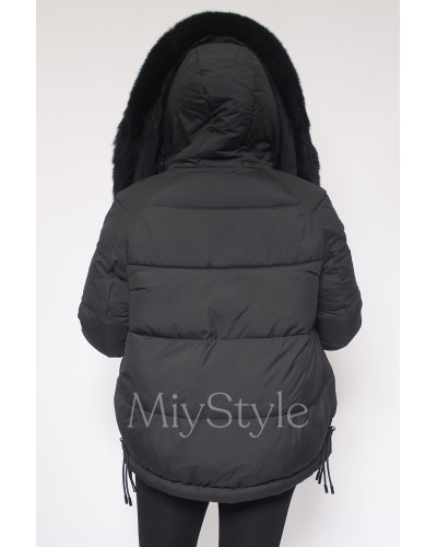 Жіноча зимова куртка з хутром (70071)