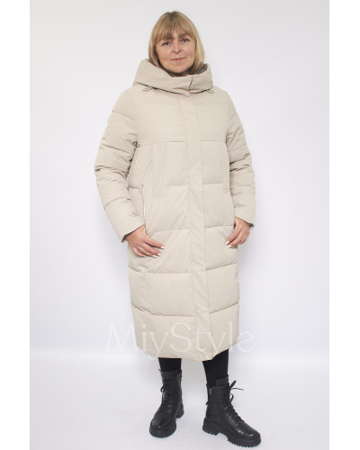 Довга жіноча зимова куртка (126)