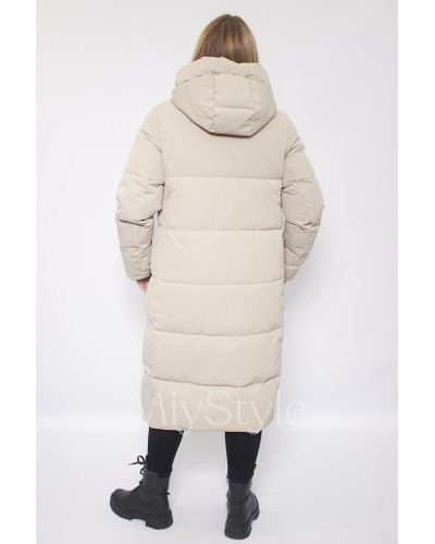 Довга жіноча зимова куртка (126)