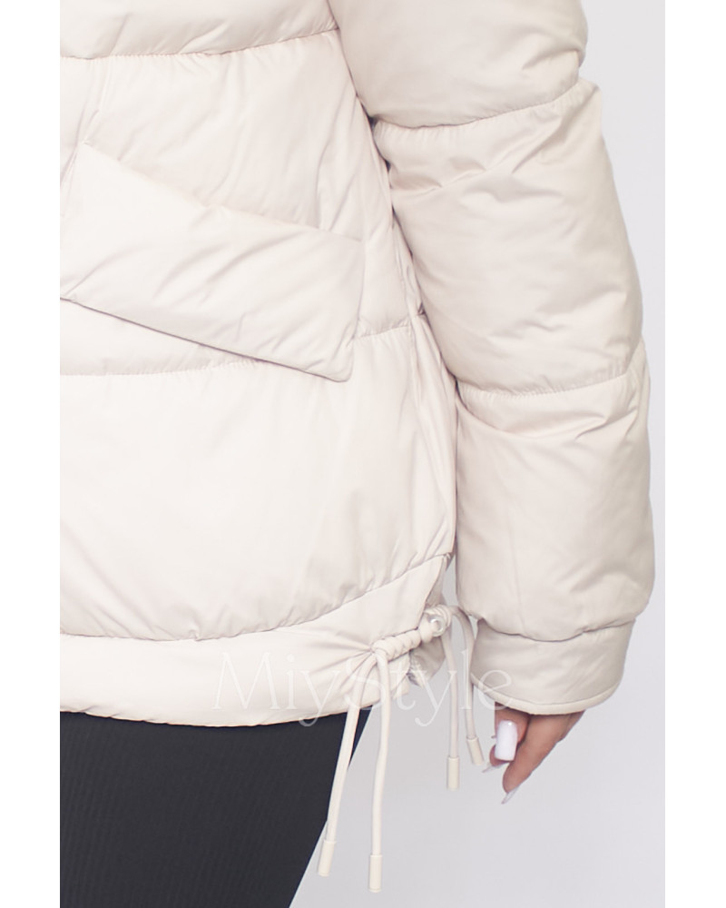 Жіноча зимова куртка з хутром (7007)