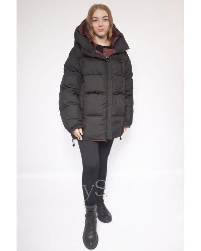 Жіночий зимовий бомбер двосторонній (746)