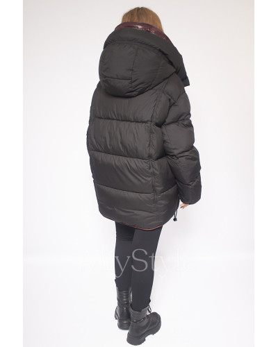 Жіночий зимовий бомбер двосторонній (746)