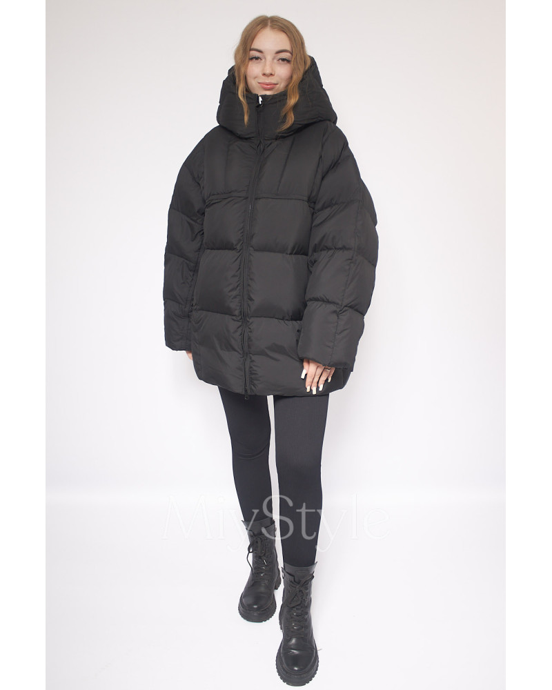 Жіноча зимова куртка оверсайз (393)