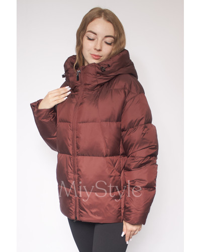 Жіночий зимовий пуховик (50556)