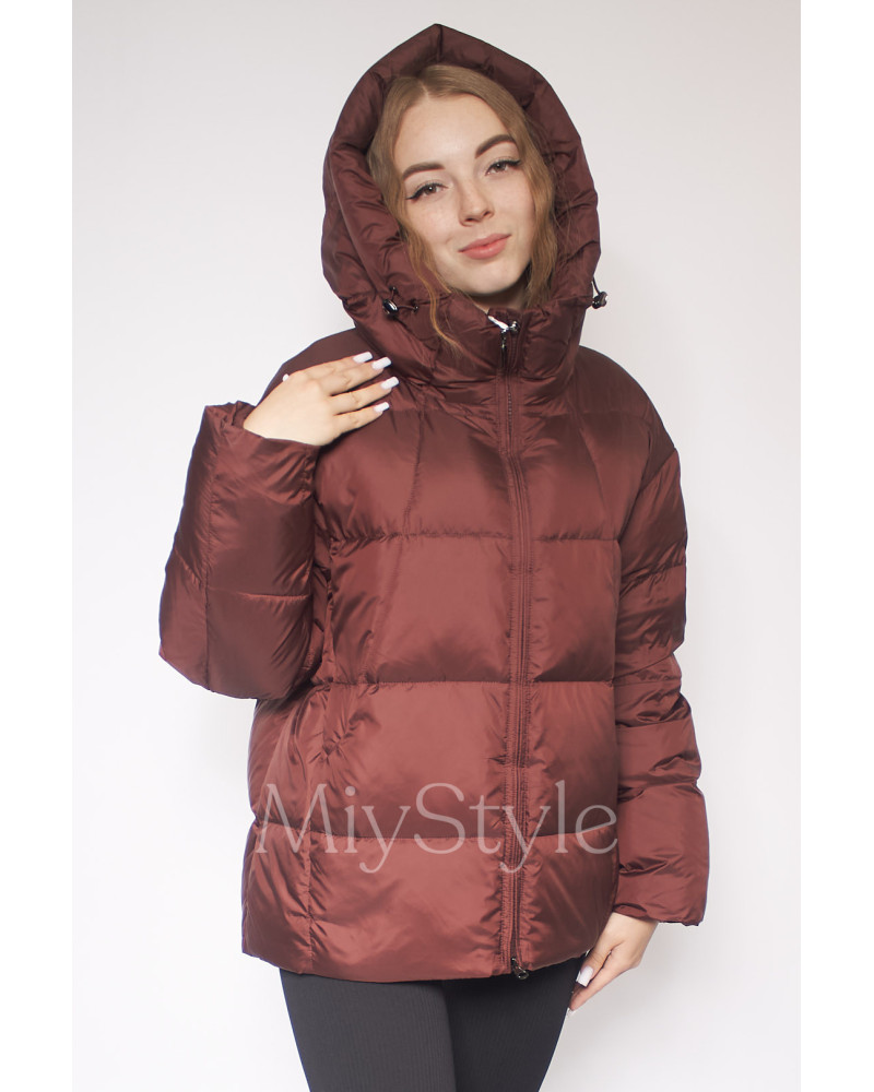 Жіночий зимовий пуховик (50556)