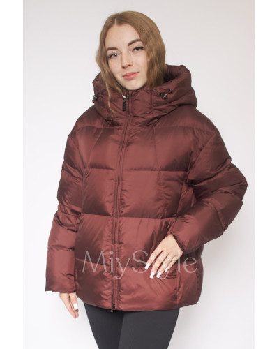 Жіночий зимовий пуховик (50556)