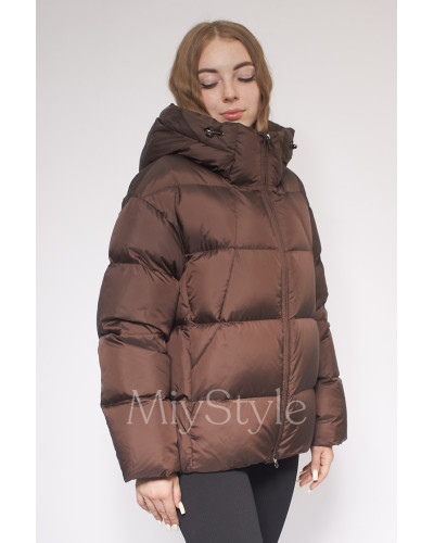 Жіночий зимовий пуховик (50556)