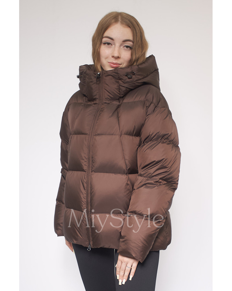 Жіночий зимовий пуховик (50556)