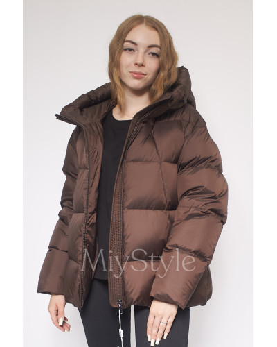 Жіночий зимовий пуховик (50556)