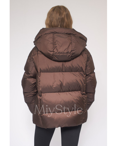 Жіночий зимовий пуховик (50556)