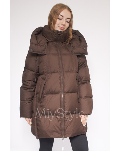 Довга жіноча зимова куртка (386)