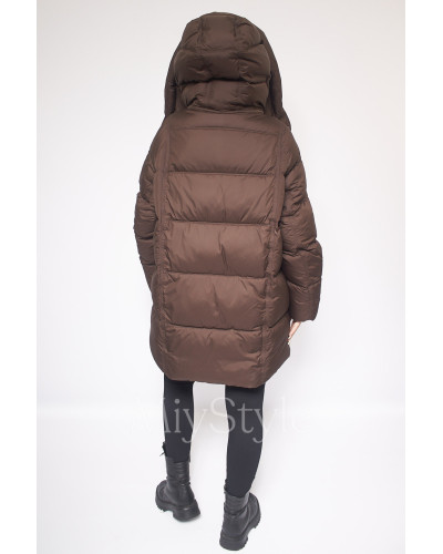 Довга жіноча зимова куртка (386)