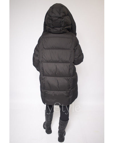 Довга жіноча зимова куртка (386)