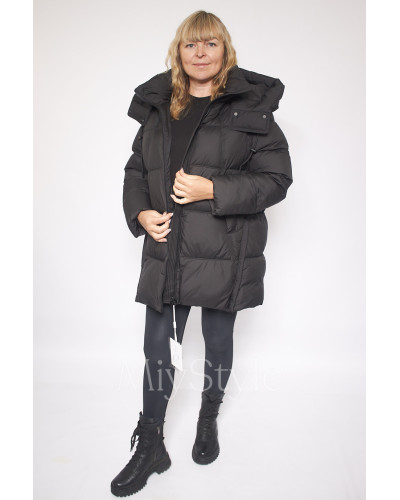Довга жіноча зимова куртка (386)