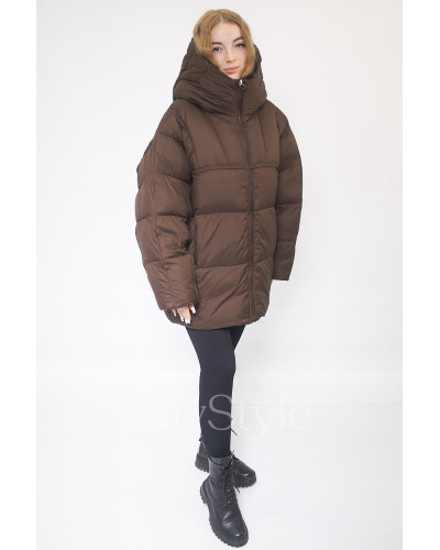 Жіноча зимова куртка оверсайз (393)