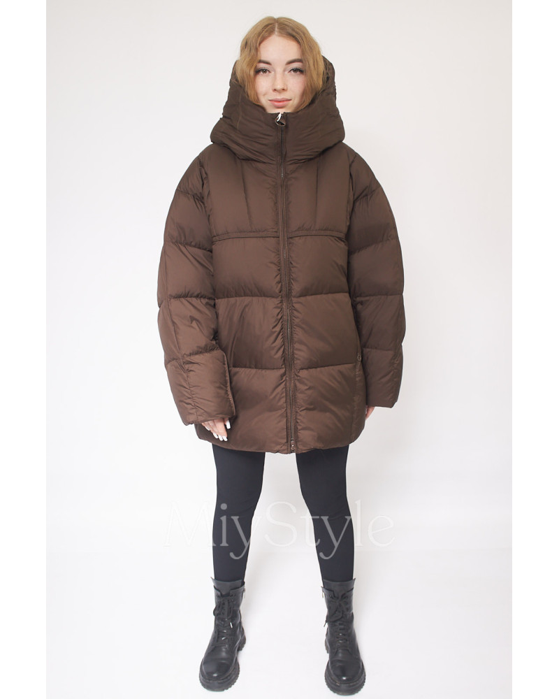 Жіноча зимова куртка оверсайз (393)