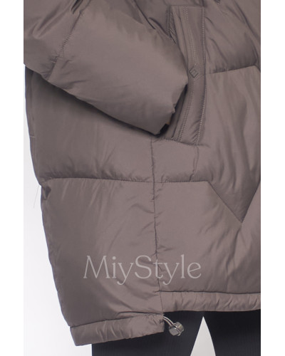 Жіноча зимова куртка з хутром (6020)