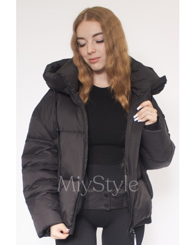 Жіноча зимова куртка оверсайз (015)