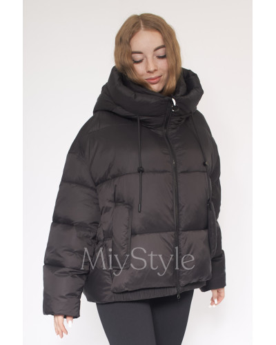 Жіноча зимова куртка оверсайз (015)