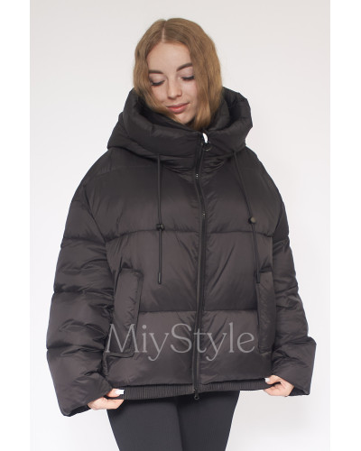 Жіноча зимова куртка оверсайз (015)