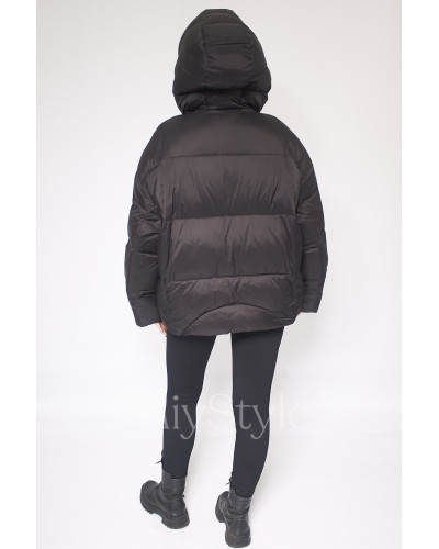 Жіноча зимова куртка оверсайз (015)