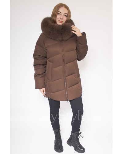 Жіноча зимова куртка (9539)