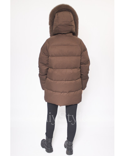 Жіноча зимова куртка (9539)