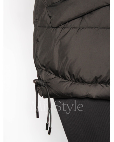 Жіноча зимова куртка з хутром (7007)